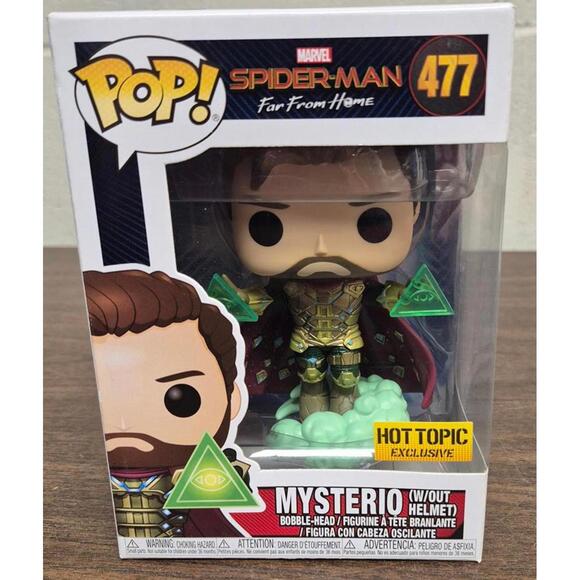 Funko Other - Marvel Spider-Man Mysterio Pop! Bobble-Head Figure #477 (Hot Topic Exclusive)